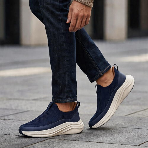 DSA-013 | Deevok Men’s Precision Knit Slip-On Sneakers