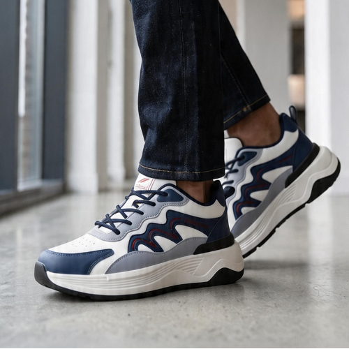 DSA-005 | Deevok Men’s Multi-Tone Lifestyle Athletic Sneakers