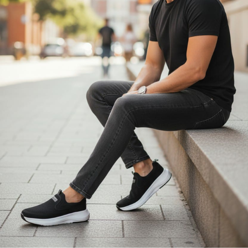 DSA-018 | Deevok Men’s Adaptive Walk Slip-On Sneakers