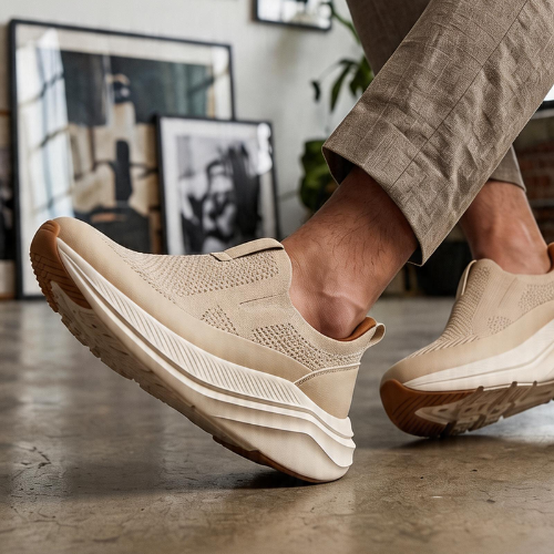 DSA-013 | Deevok Men’s Precision Knit Slip-On Sneakers